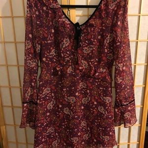 Cupcakes & Cashmere chiffon mini dress